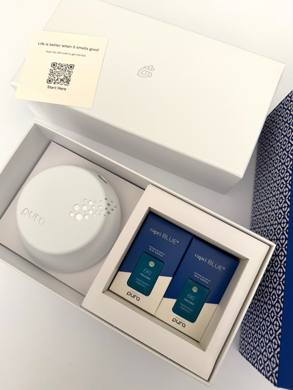 Pura + Capri Blue Volcano Smart Home Plug-In Fragrance Diffuser Kit